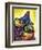 Confident Cat-Dean Russo-Framed Giclee Print