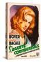 Confidential Agent (aka L'Agente Confidenziale), Lauren Bacall, Italian poster art, 1945-null-Stretched Canvas