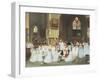 Confirmation at Villiers le Bel-Theophile E. Duverger-Framed Giclee Print