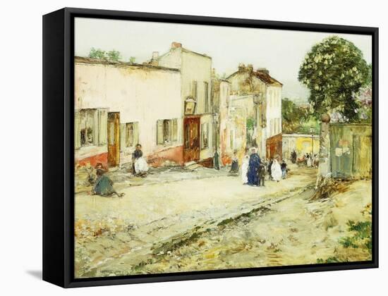 Confirmation Day-Childe Hassam-Framed Stretched Canvas