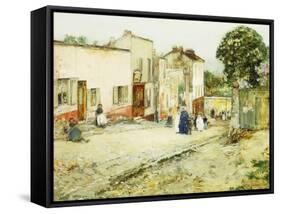 Confirmation Day-Childe Hassam-Framed Stretched Canvas