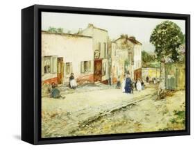 Confirmation Day-Childe Hassam-Framed Stretched Canvas