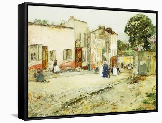 Confirmation Day-Childe Hassam-Framed Stretched Canvas