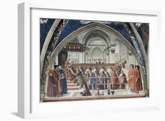 Confirmation of the Order of Saint Francis-Domenico Ghirlandaio-Framed Giclee Print