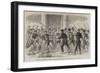 Conflict at Naples Between a Company of Bersaglieri and False Garibaldini-null-Framed Giclee Print