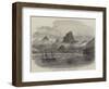 Conflict Between HMS Cormorant and the Savages of Formosa-null-Framed Giclee Print