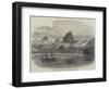 Conflict Between HMS Cormorant and the Savages of Formosa-null-Framed Giclee Print