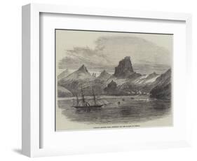 Conflict Between HMS Cormorant and the Savages of Formosa-null-Framed Giclee Print