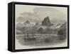 Conflict Between HMS Cormorant and the Savages of Formosa-null-Framed Stretched Canvas