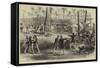 Conflict Between the Natives of Samoa and the Crew of HMS Barracouta-Arthur Hopkins-Framed Stretched Canvas