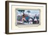 Conflict of the Advanced Guard with the Indians-Devereux-Framed Art Print