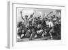 Conflict with the Ghazees before Bareilly, 6 May 1858-null-Framed Giclee Print