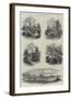 Conflicts with Arab Tribes Near Aden, Native Forts and Villages-null-Framed Giclee Print