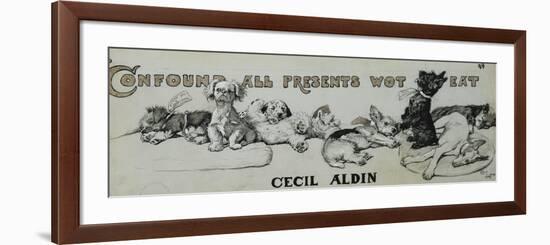 Confound All Presents Wot Eat-Cecil Aldin-Framed Giclee Print