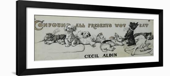 Confound All Presents Wot Eat-Cecil Aldin-Framed Giclee Print