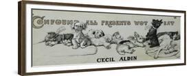 Confound All Presents Wot Eat-Cecil Aldin-Framed Premium Giclee Print