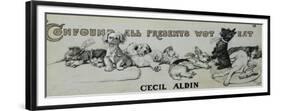 Confound All Presents Wot Eat-Cecil Aldin-Framed Premium Giclee Print