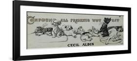 Confound All Presents Wot Eat-Cecil Aldin-Framed Premium Giclee Print