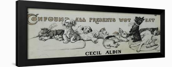 Confound All Presents Wot Eat-Cecil Aldin-Framed Giclee Print