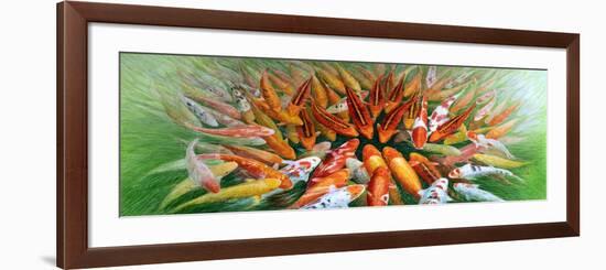 Confrontation, 2012 (Eastern Gouache on Rice Paper)-Komi Chen-Framed Giclee Print