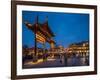 Confucian Temple, Pedestrian Street, Nanjing, Jiangsu province, China, Asia-Michael Snell-Framed Photographic Print