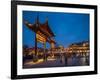 Confucian Temple, Pedestrian Street, Nanjing, Jiangsu province, China, Asia-Michael Snell-Framed Photographic Print