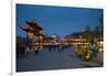 Confucian Temple, Pedestrian Street, Nanjing, Jiangsu province, China, Asia-Michael Snell-Framed Photographic Print