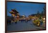 Confucian Temple, Pedestrian Street, Nanjing, Jiangsu province, China, Asia-Michael Snell-Framed Photographic Print