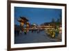 Confucian Temple, Pedestrian Street, Nanjing, Jiangsu province, China, Asia-Michael Snell-Framed Photographic Print