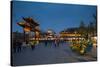 Confucian Temple, Pedestrian Street, Nanjing, Jiangsu province, China, Asia-Michael Snell-Stretched Canvas