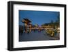 Confucian Temple, Pedestrian Street, Nanjing, Jiangsu province, China, Asia-Michael Snell-Framed Photographic Print