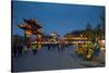 Confucian Temple, Pedestrian Street, Nanjing, Jiangsu province, China, Asia-Michael Snell-Stretched Canvas