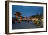 Confucian Temple, Pedestrian Street, Nanjing, Jiangsu province, China, Asia-Michael Snell-Framed Photographic Print