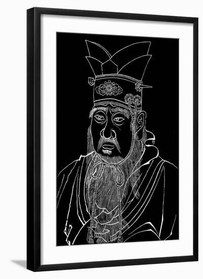 Confucius (551-479 B), Chinese Philosopher-null-Framed Giclee Print