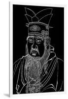 Confucius (551-479 B), Chinese Philosopher-null-Framed Giclee Print