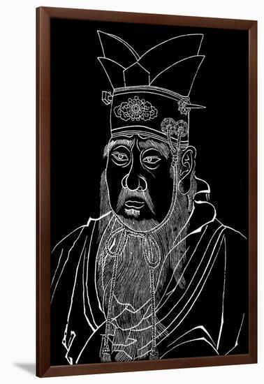 Confucius (551-479 B), Chinese Philosopher-null-Framed Giclee Print