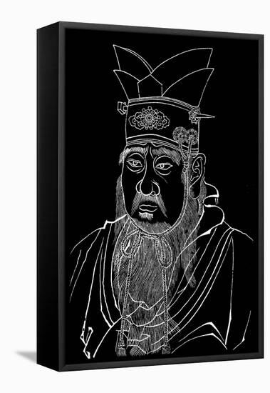 Confucius (551-479 B), Chinese Philosopher-null-Framed Stretched Canvas