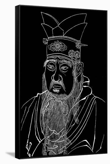 Confucius (551-479 B), Chinese Philosopher-null-Framed Stretched Canvas