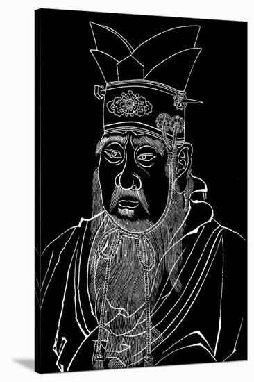 Confucius (551-479 B), Chinese Philosopher-null-Stretched Canvas