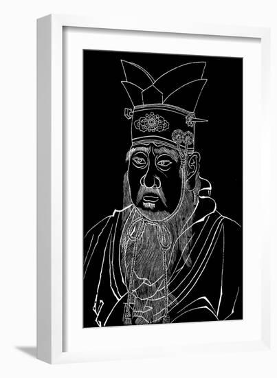 Confucius (551-479 B), Chinese Philosopher-null-Framed Giclee Print