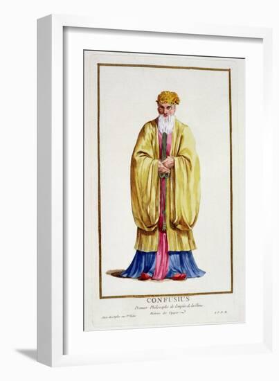 Confucius (551-479 BC)-Pierre Duflos-Framed Giclee Print