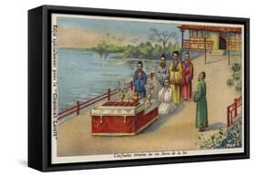 Confucius Completing the Six Books of the Law, China-null-Framed Stretched Canvas