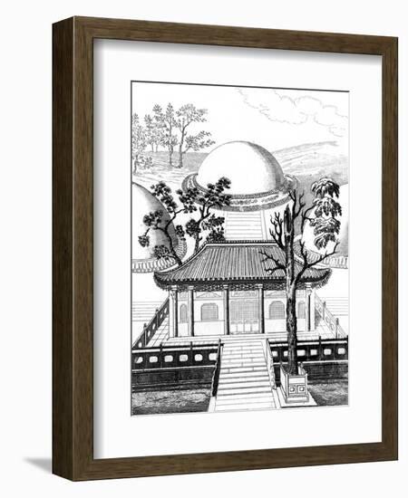 Confucius - Grave-null-Framed Art Print