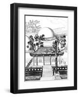 Confucius - Grave-null-Framed Art Print