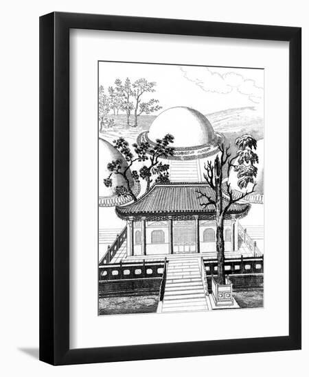 Confucius - Grave-null-Framed Art Print