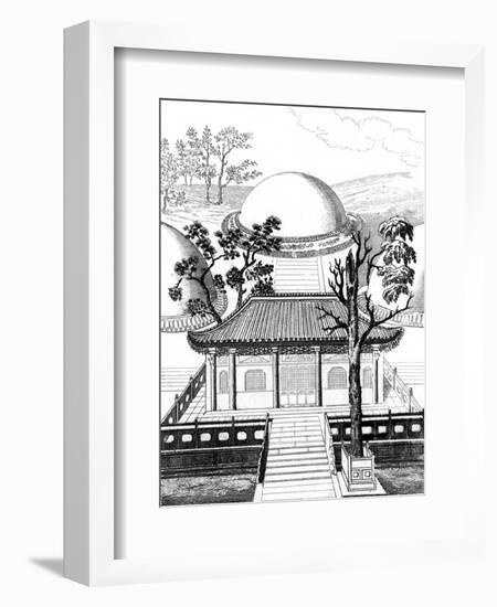 Confucius - Grave-null-Framed Art Print