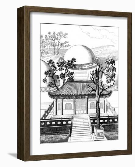 Confucius - Grave-null-Framed Art Print