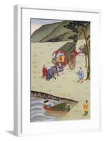 Confucius, Philosopher, on Hoang-Ho River-null-Framed Giclee Print