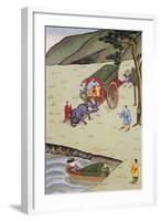 Confucius, Philosopher, on Hoang-Ho River-null-Framed Giclee Print