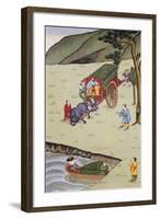 Confucius, Philosopher, on Hoang-Ho River-null-Framed Giclee Print